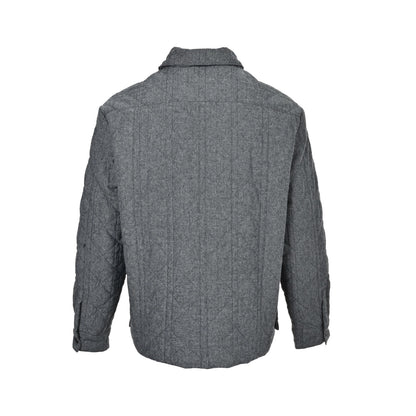 Dior leather patch rhombus cotton jacket