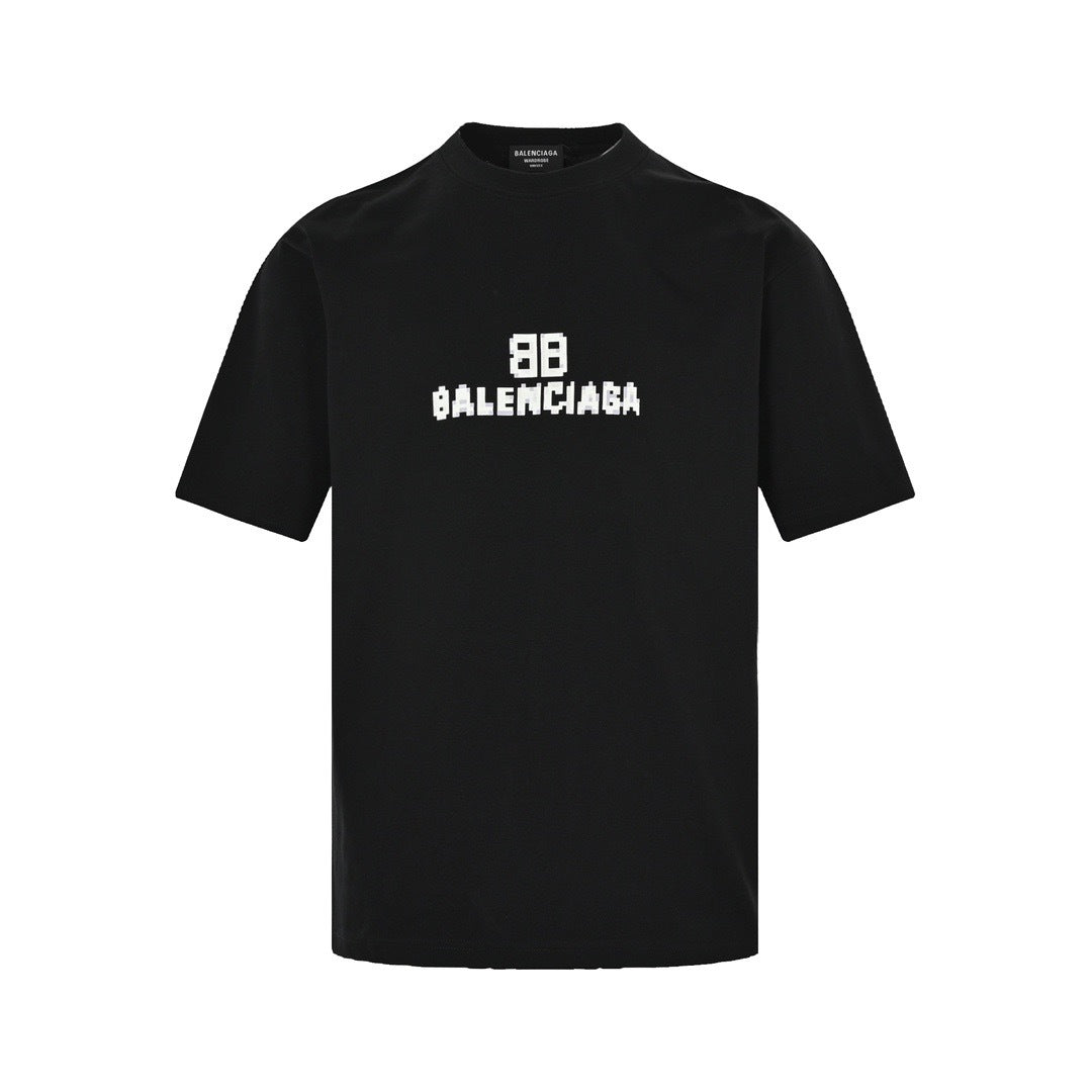 Balenciaga/Balanciaga 23ss mosaic print short sleeves