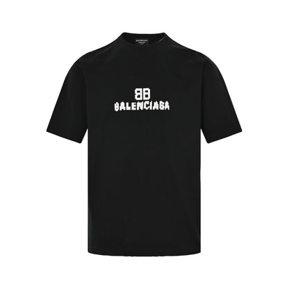 Balenciaga/Balanciaga 23ss mosaic print short sleeves