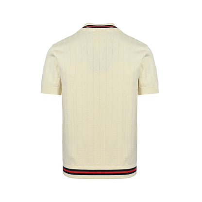 Gucci 25ss pocket embroidered knitted Polo short sleeves