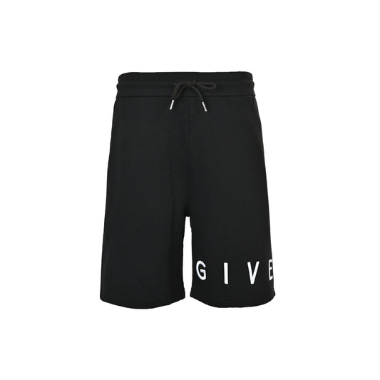 GIVENCHY three-dimensional embroidered letter shorts