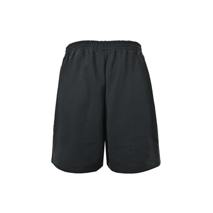 Balenciaga BB small logo embroidered shorts