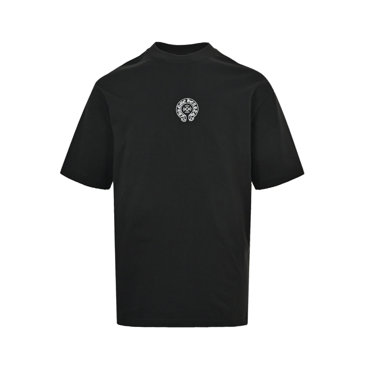 CHROME HEARTS/Chrome Heart CH Sanskrit horseshoe embroidered short sleeves