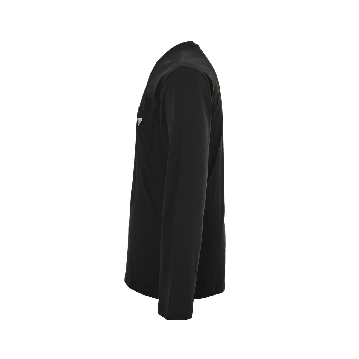 Prada 25Fw pocket triangle logo long-sleeved T-shirt