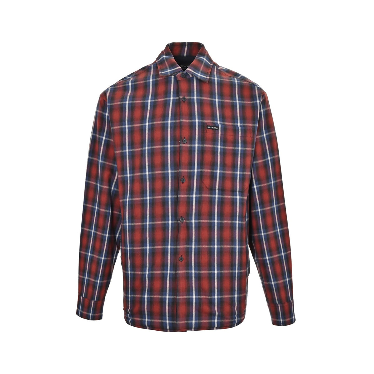 Balenciaga/Balanciaga 24Fw plaid double-layer reversible shirt jacket