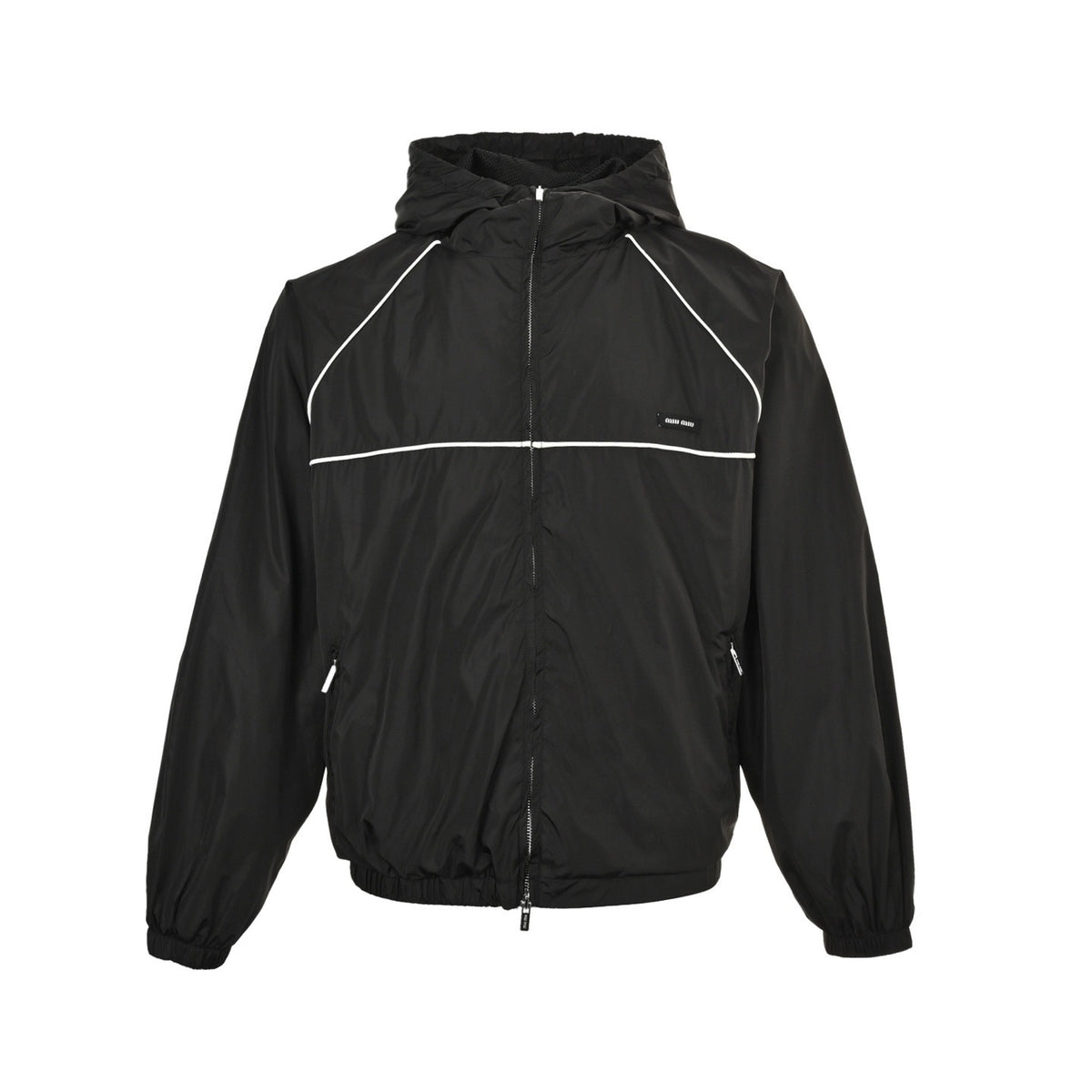 Miu Miu 25Fw small label hooded windbreaker jacket