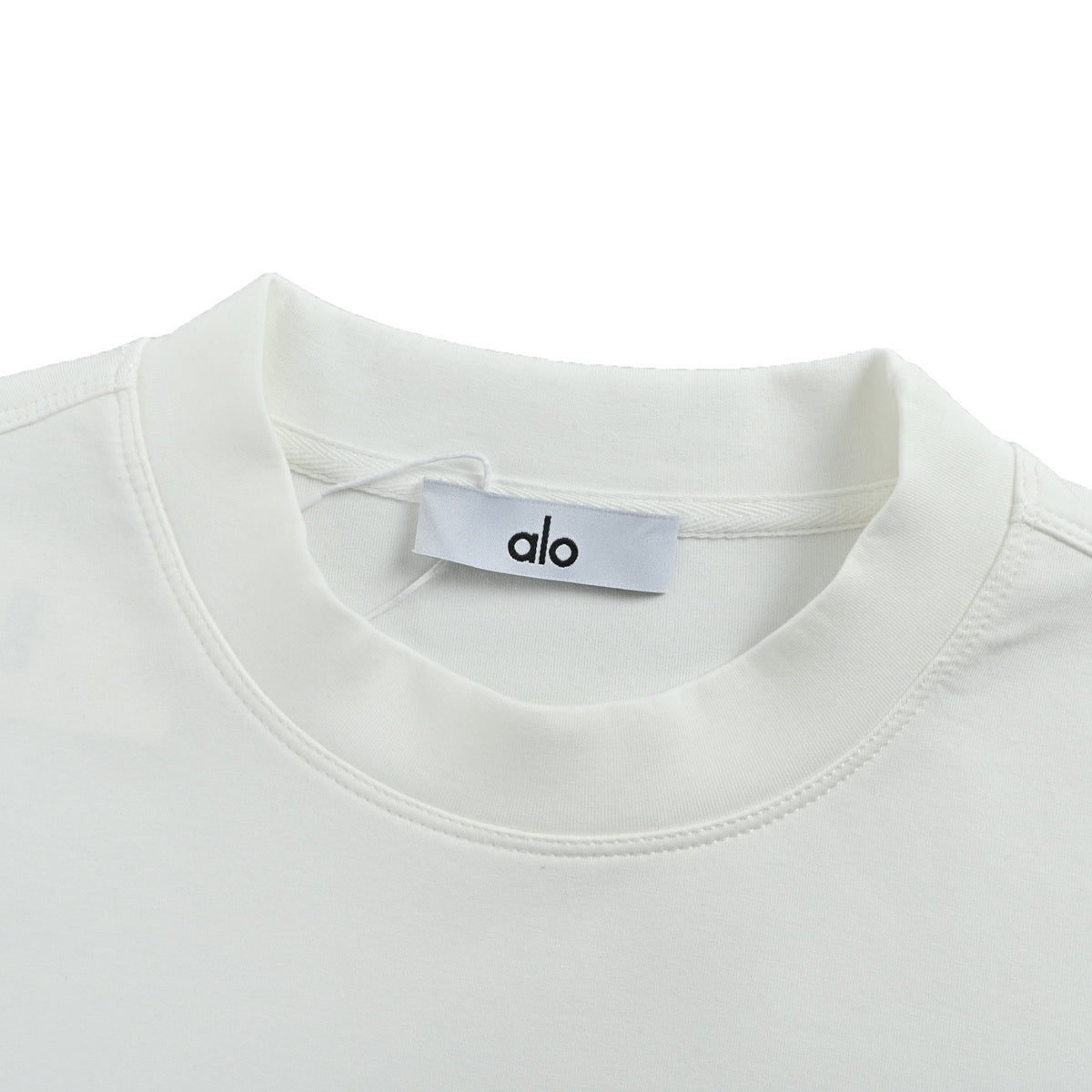 ALO 25Fw dark pattern three-dimensional logo tatami embroidered long-sleeved T-shirt