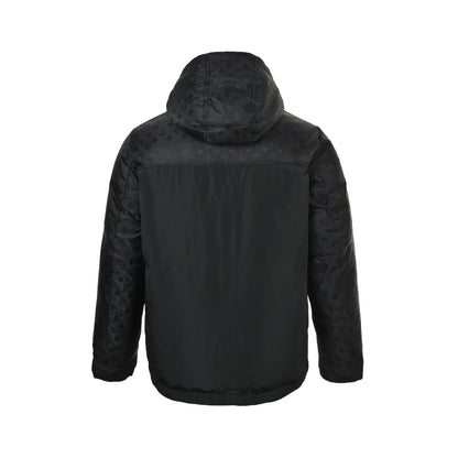 Louis Vuitton presbyopic patchwork hooded down jacket