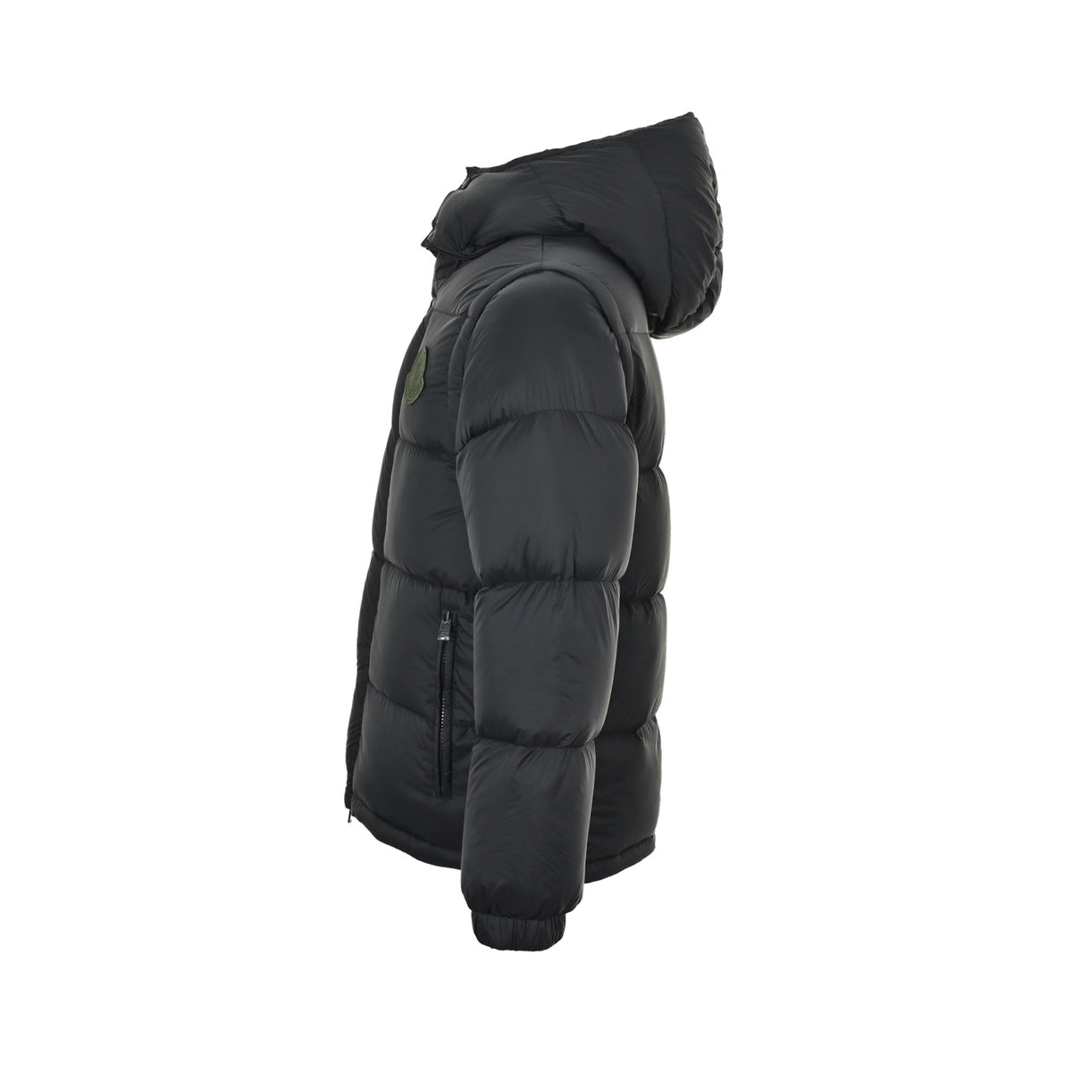 Moncler/Mask CYCLONE large logo sleeves detachable hooded down jacket