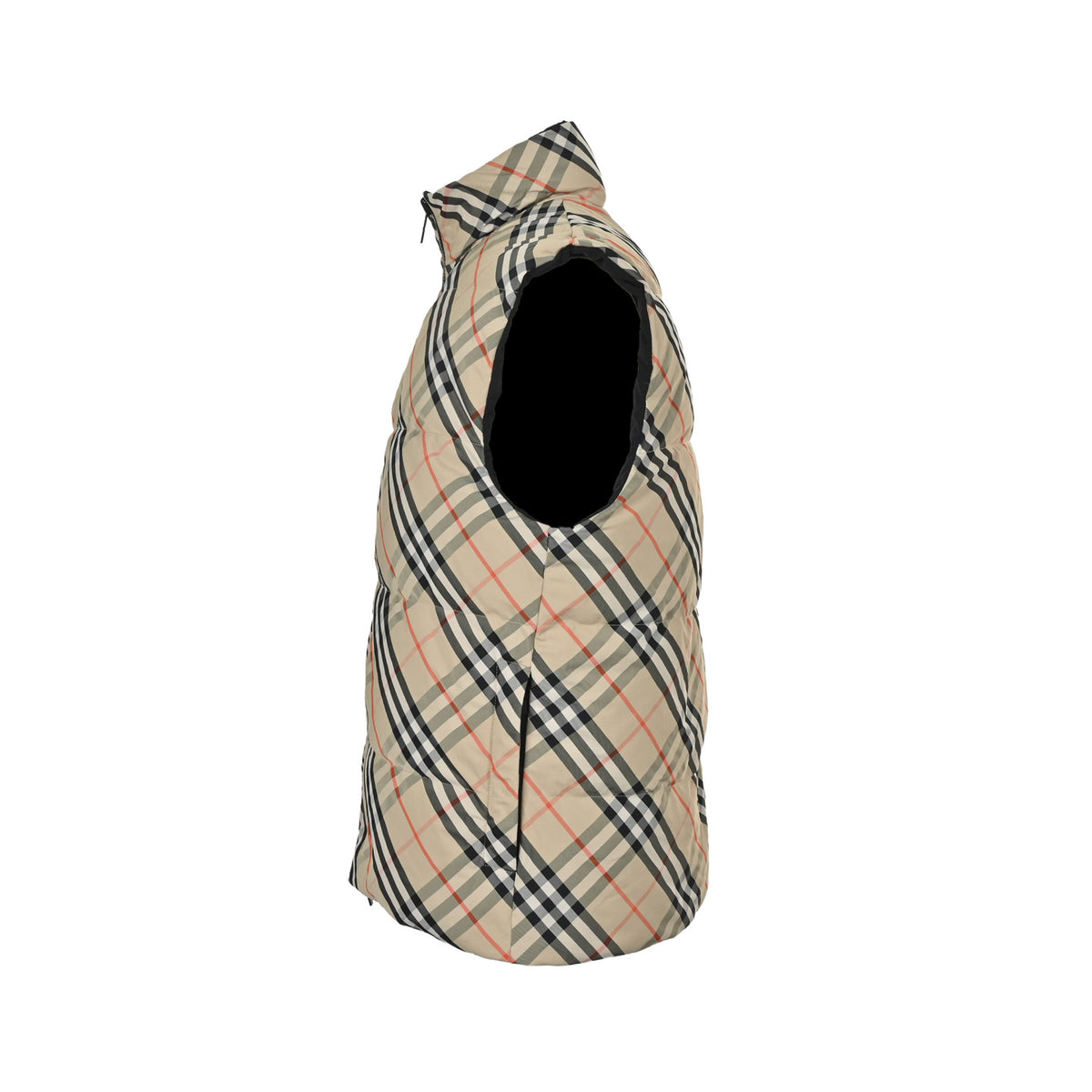 Burberry diamond pattern reversible down vest