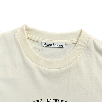 Acne Studios Clothes Printed Short Sleeves