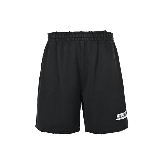 Balenciaga/Balanciaga 26ss masking tape letter print shorts