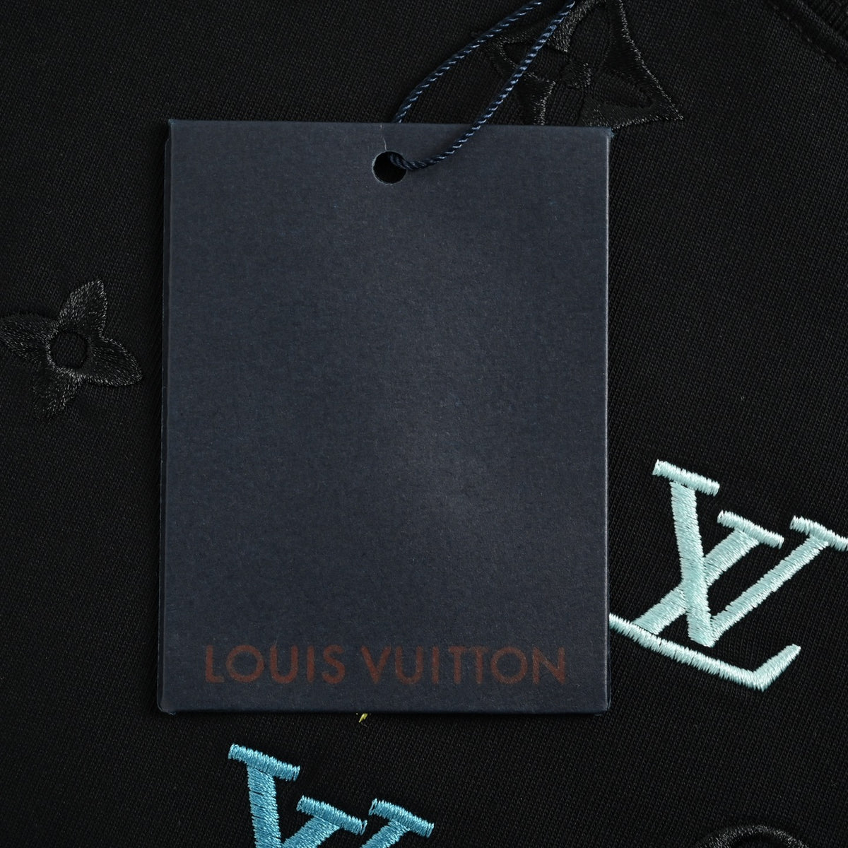 Louis Vuitton 26ss wave pattern color block presbyopia embroidered short sleeves