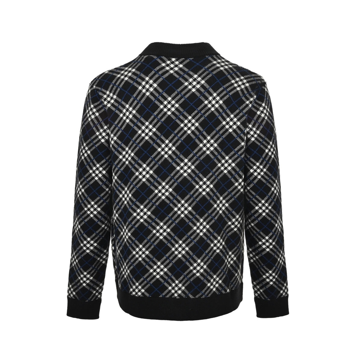 Burberry 25Fw diagonal zipper sweater cardigan jacket