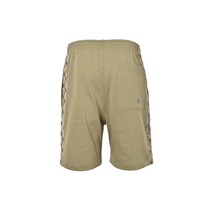 Burberry 26ss side plaid web shorts