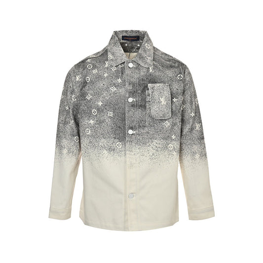 Louis Vuitton starry sky rendering presbyopic gradient denim shirt jacket