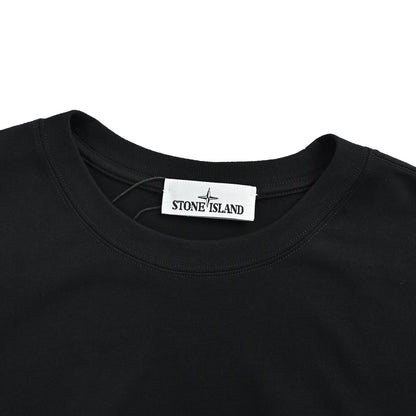 Stone Island short sleeves with embroidered badge on the chest