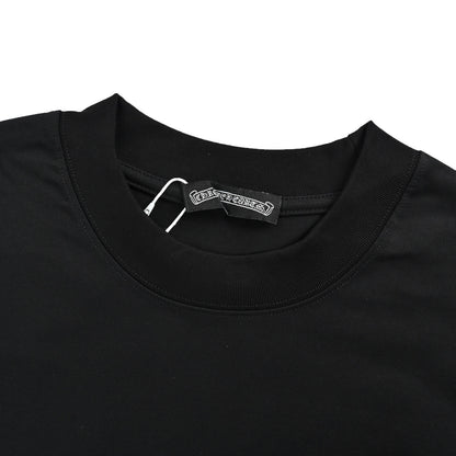 Chrome Hearts back logo patch embroidered round neck short sleeves