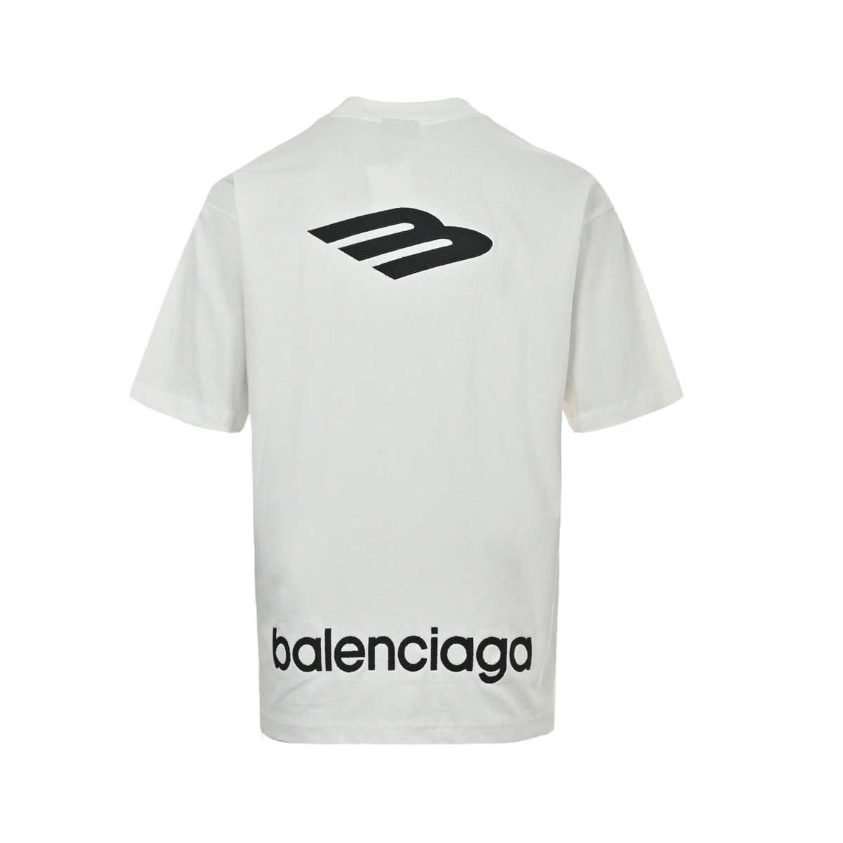 Balenciaga/Balanciaga 26ss 3M ski letter logo embroidered short sleeves