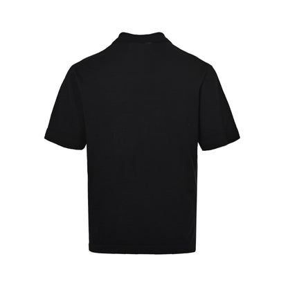 Dior 25ss signature letter embroidered knitted Polo short sleeves