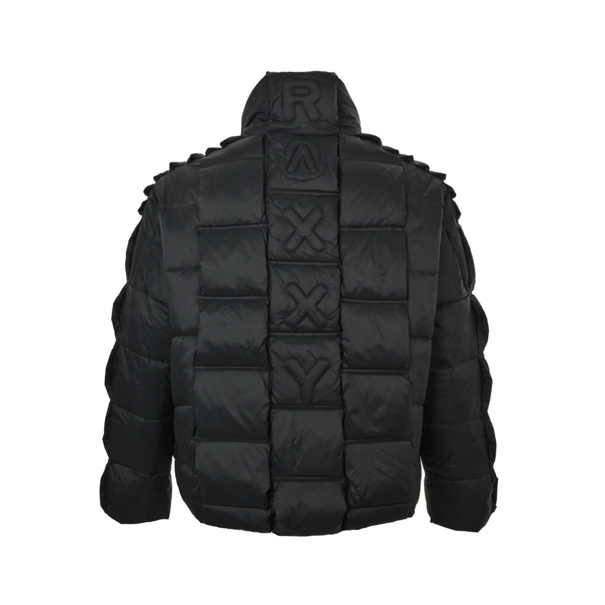 Moncler/Mask 3D quilted zipper down jacket