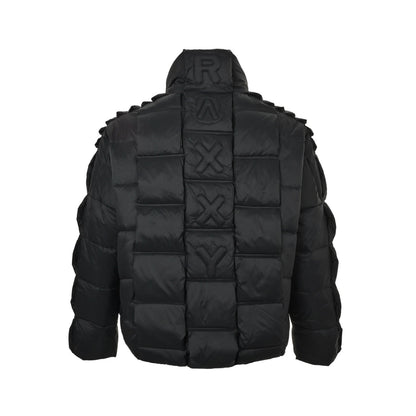 Moncler/Mask 3D quilted zipper down jacket