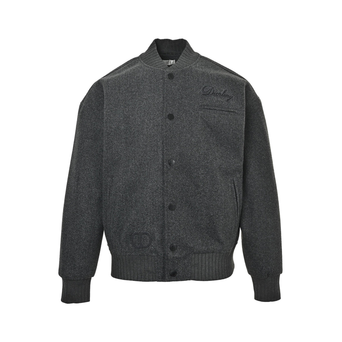Dior embroidered patchwork baseball jacket