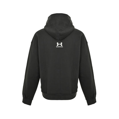 Balenciaga/Balanciaga Under Armor joint embroidered zipper hooded jacket