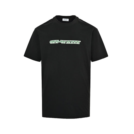OFF WHITE dollar bill arrow print short mouth