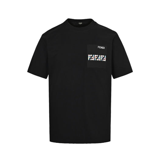 Fendi 25ss pocket FF embossed short sleeves