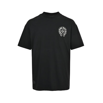 Chrome Hearts front and back horseshoe print short sleeves