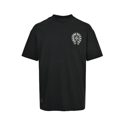 Chrome Hearts front and back horseshoe print short sleeves