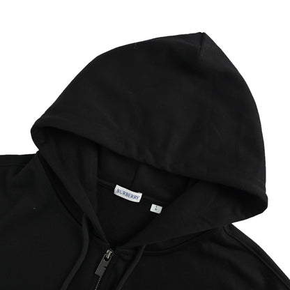 Burberry plaid signature suit zipper hooded jacket