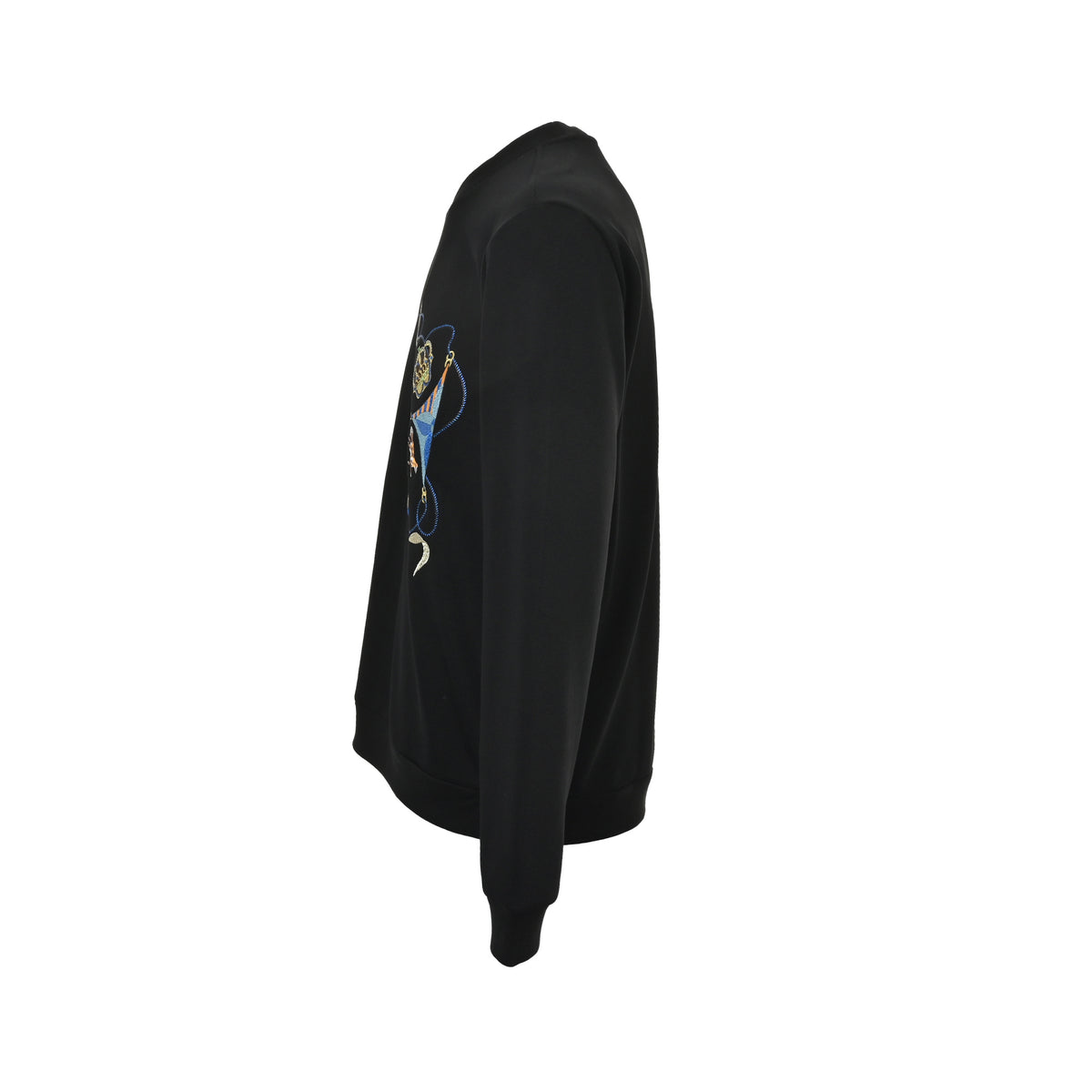 Louis Vuitton crown embroidered crew neck sweatshirt