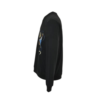 Louis Vuitton crown embroidered crew neck sweatshirt
