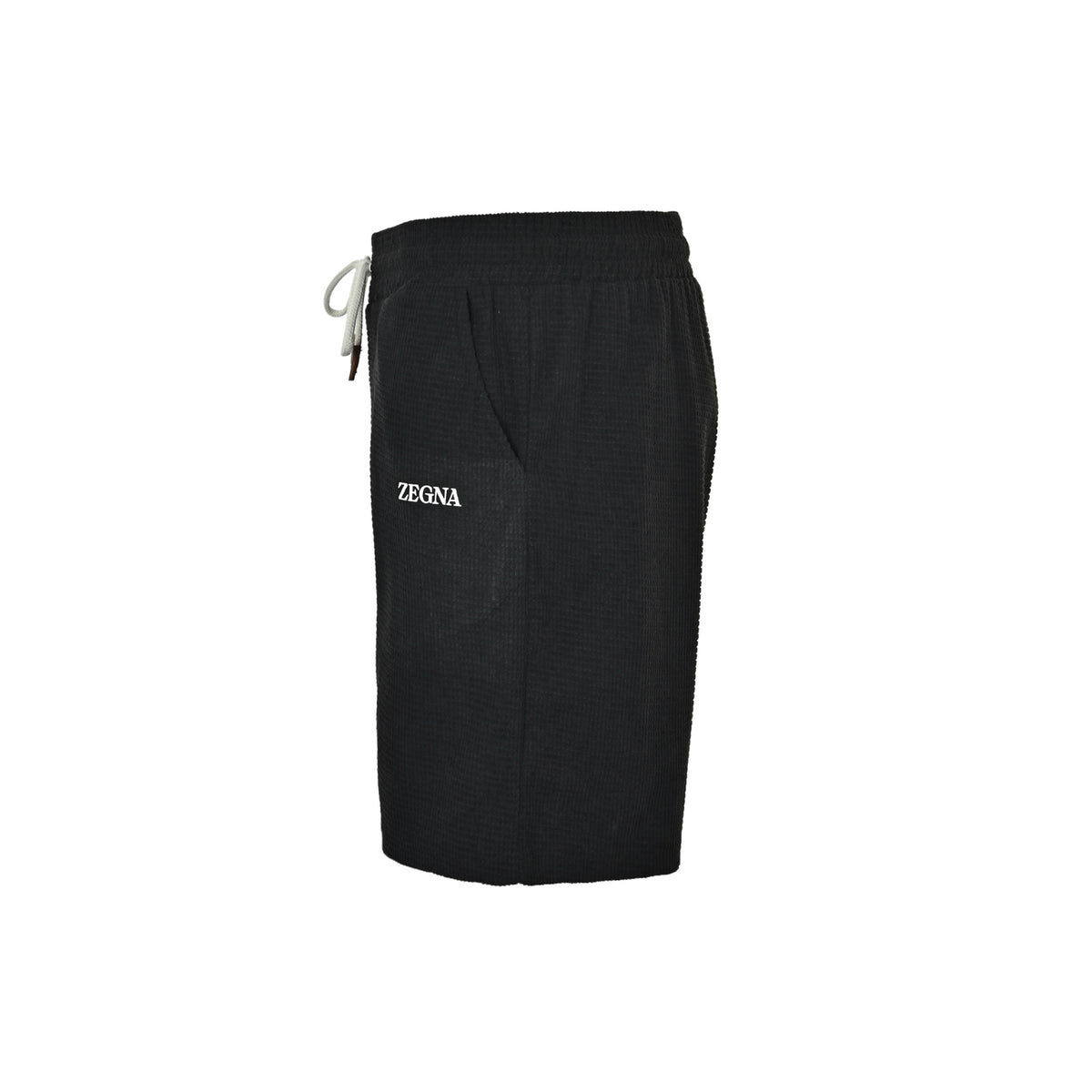 ZEGNA/Jegna logo printed waffle shorts