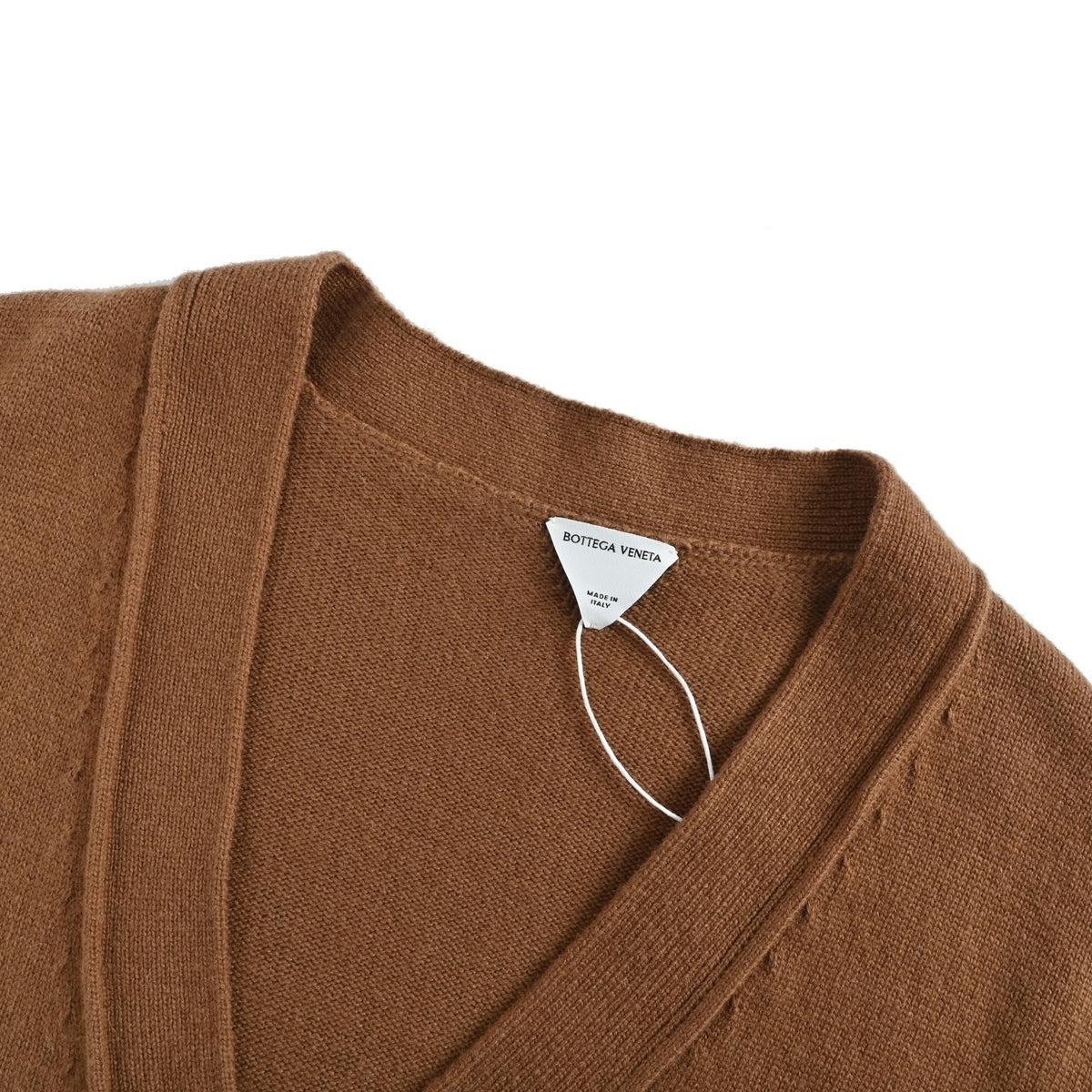 Bottega Veneta/BV woven leather cardigan sweater