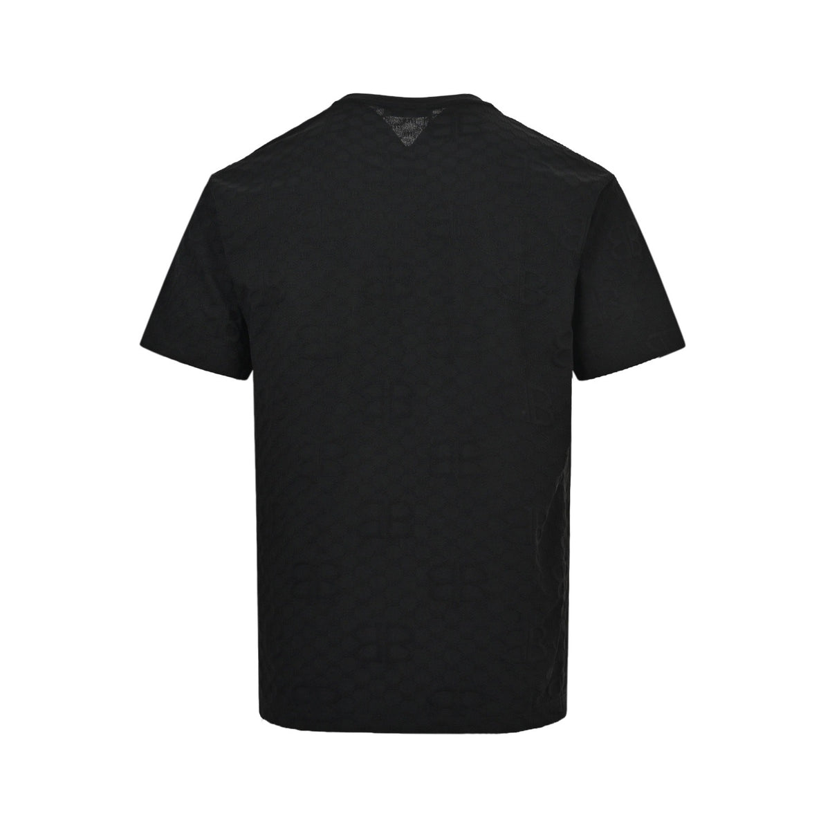Balenciaga all-over presbyopia jacquard short sleeves