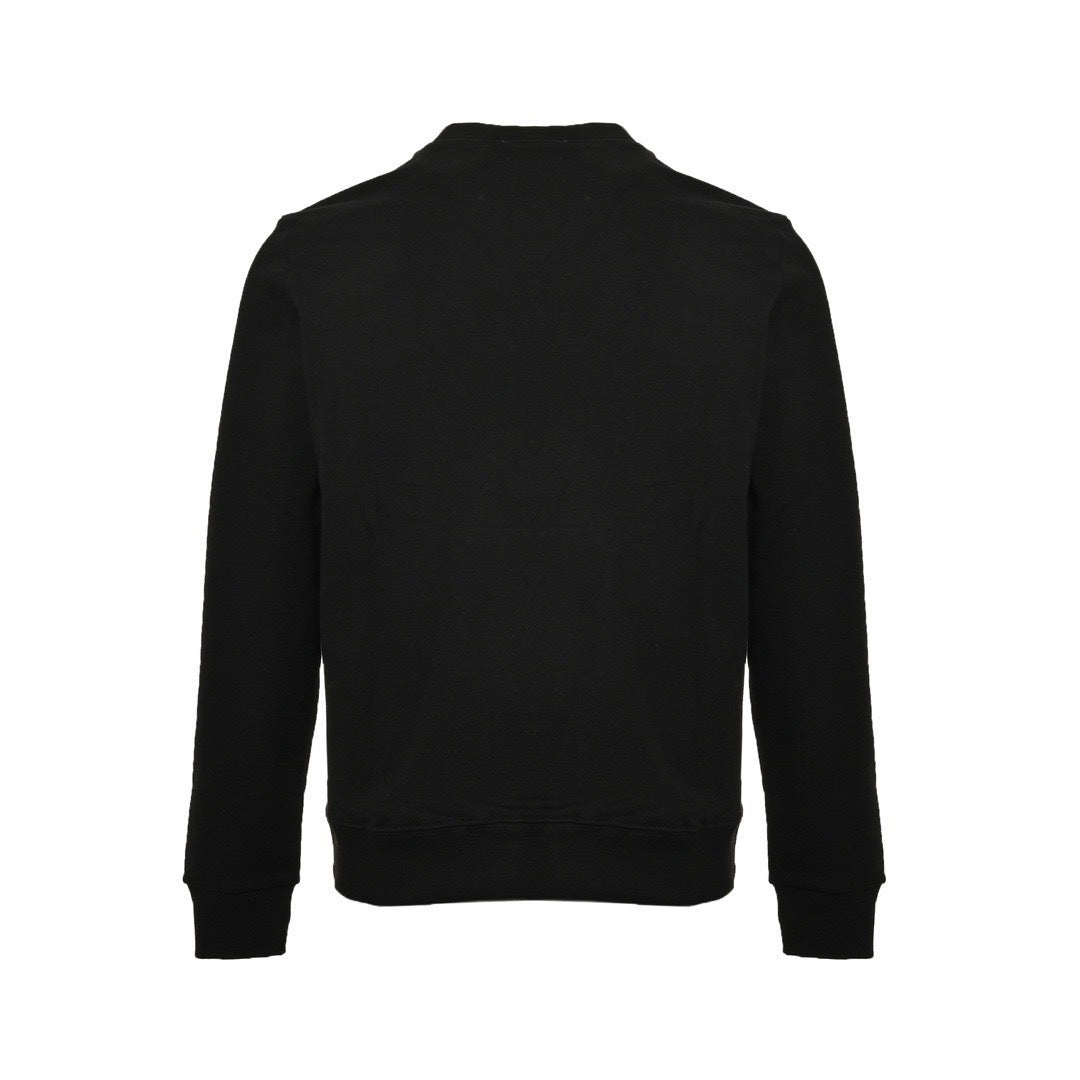 Burberry 24Fw blue embroidered war horse small label round neck sweatshirt