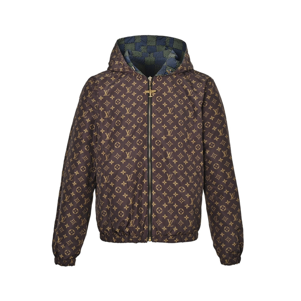 Louis Vuitton presbyopic checkerboard double-sided jacket
