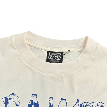 SAINT MICHAEL wolf print short sleeves