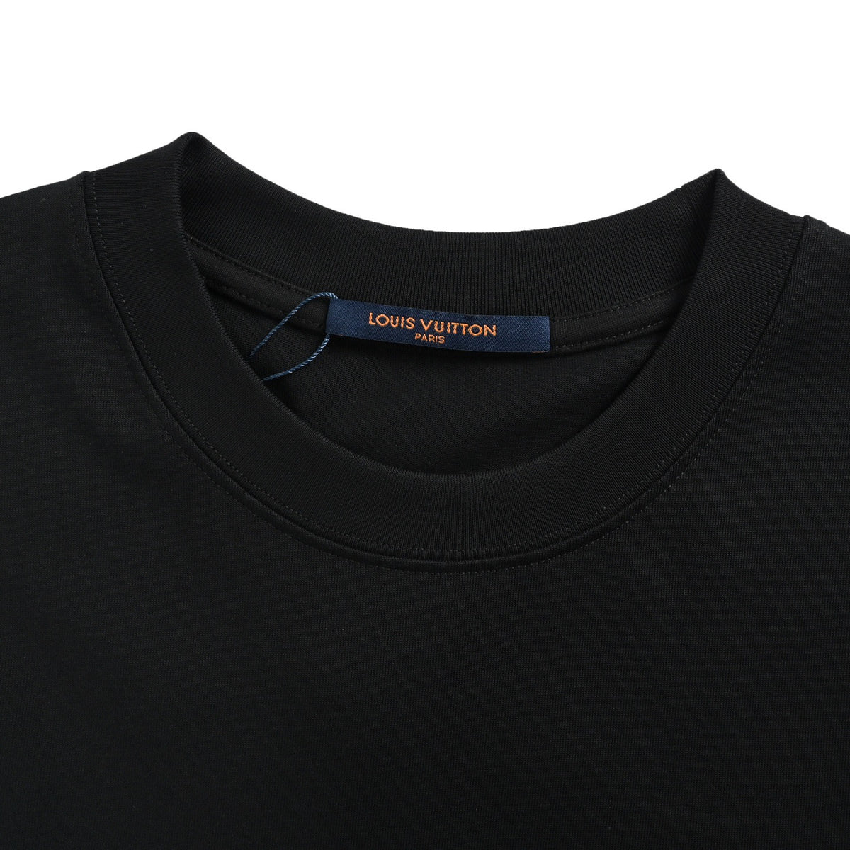 Louis Vuitton 26ss short sleeves with front and rear letter logo embroidery