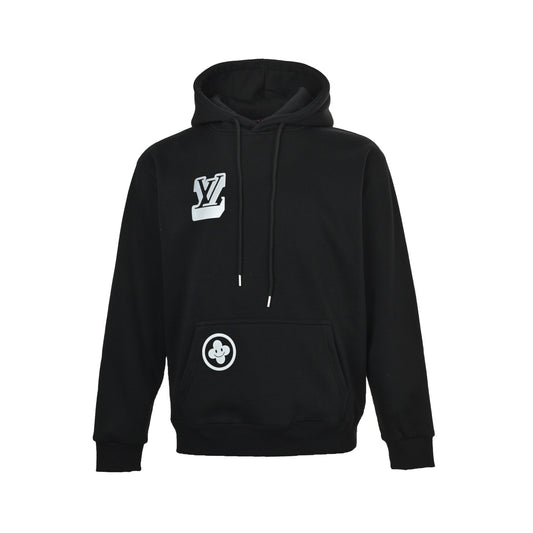 Louis Vuitton 25Fw smiley hooded sweatshirt
