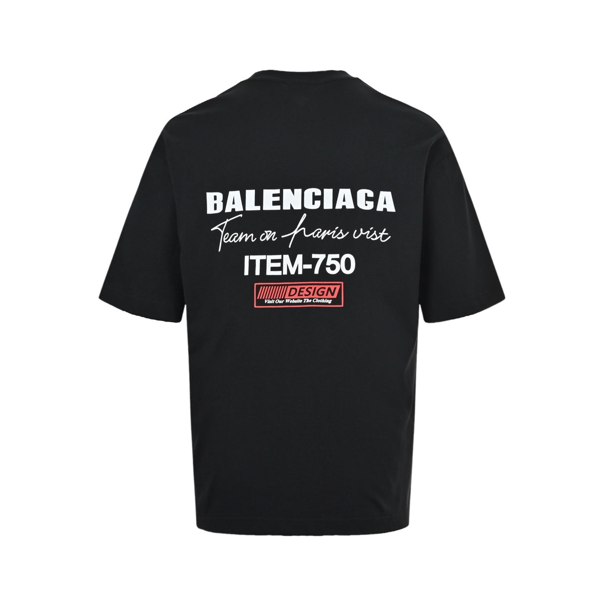 Balenciaga signature letter printed short sleeves