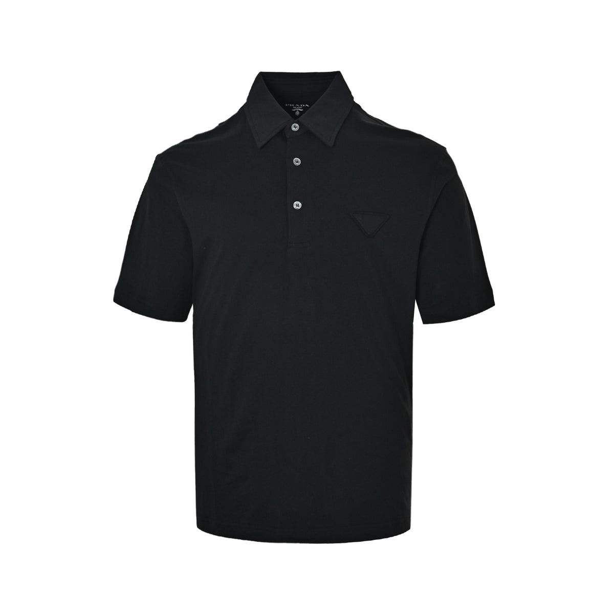 Prada triangle cloth label Polo short sleeves