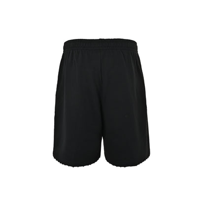 Balenciaga flame letter logo printed shorts