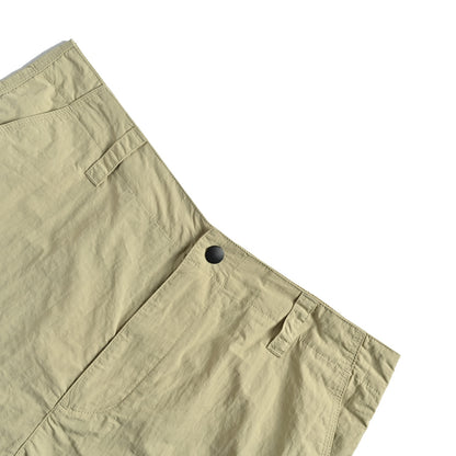 Burberry Knight embroidered nylon diagonal zipper cargo shorts