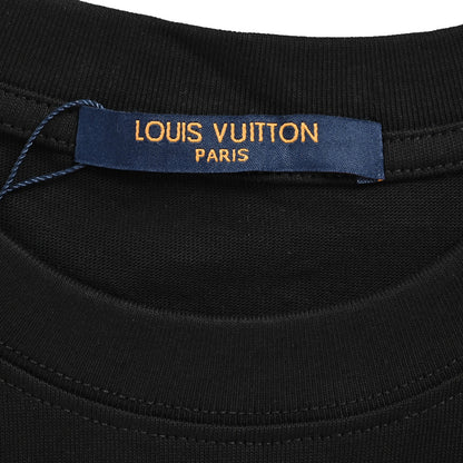 Louis Vuitton flocked logo printed short sleeves
