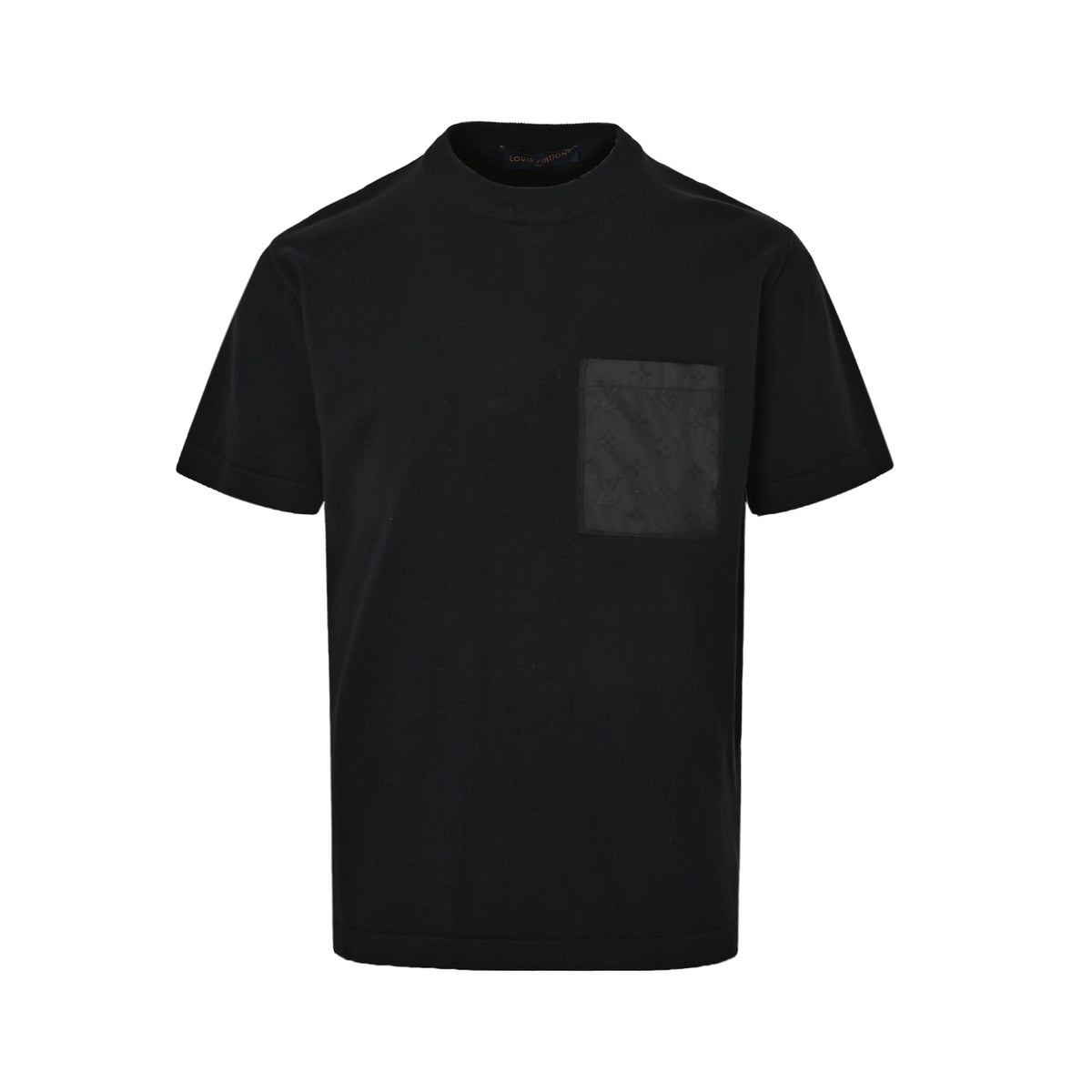 Louis Vuitton presbyopic nylon patch pocket knitted short sleeves