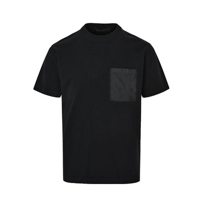 Louis Vuitton presbyopic nylon patch pocket knitted short sleeves